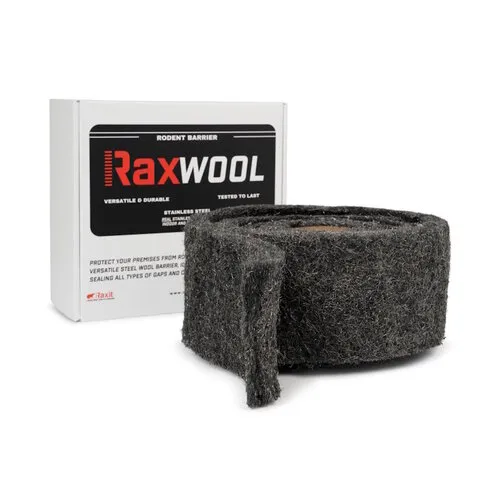 Raxit Raxit RaxWool | Vlamvertragende RVS staalwol weringsband 3 m x 10 cm