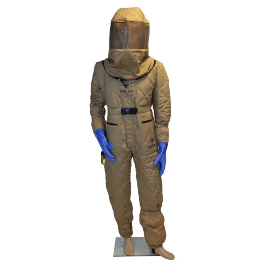 Professioneel wespen- en hoornaarspak XL | volledig pak met helm, vizier en handschoenen