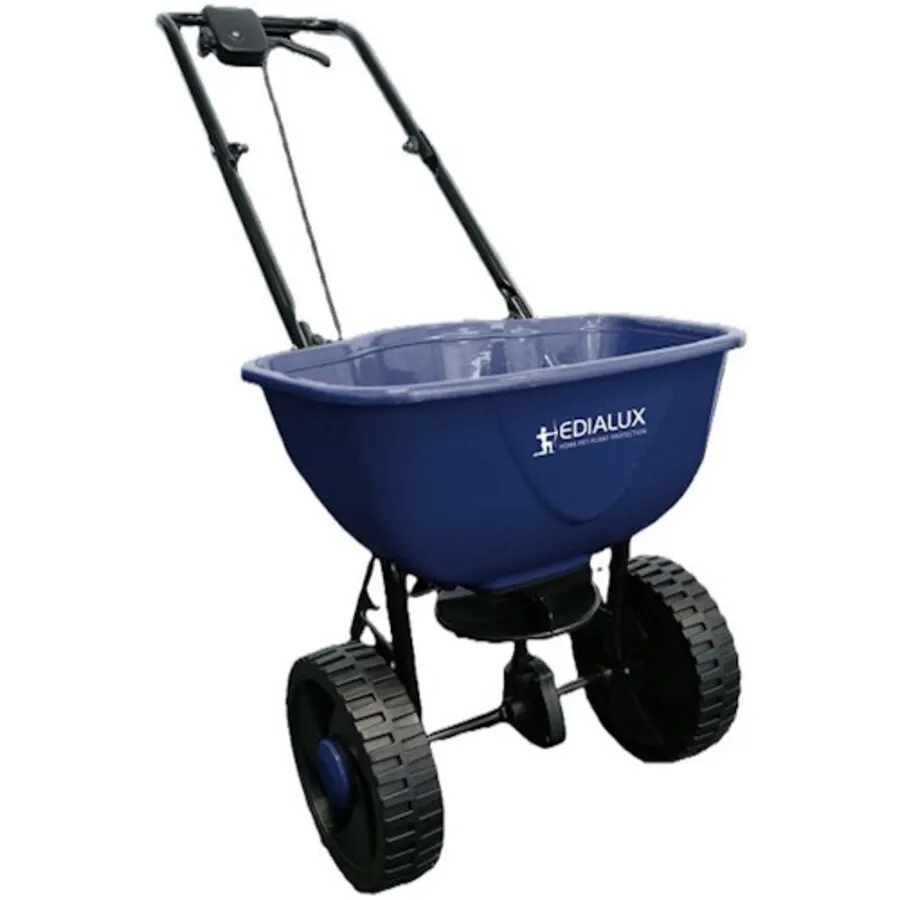 Meststofstrooier 15 liter | strooiwagen voor mest, graszaad en strooizout