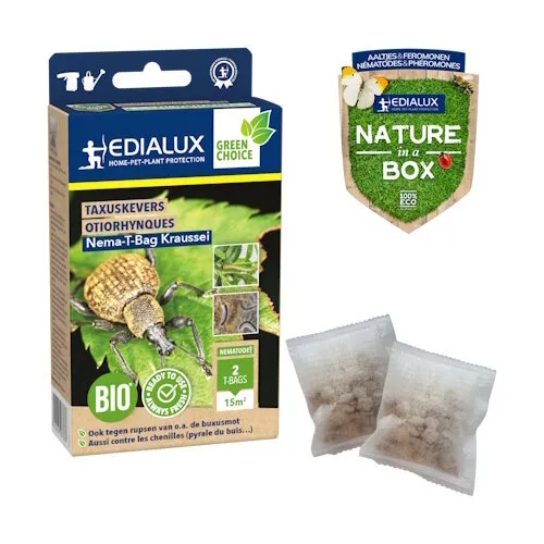 Edialux Aaltjes tegen taxuskever, varenrouwmug en rupsen | 2 zakjes