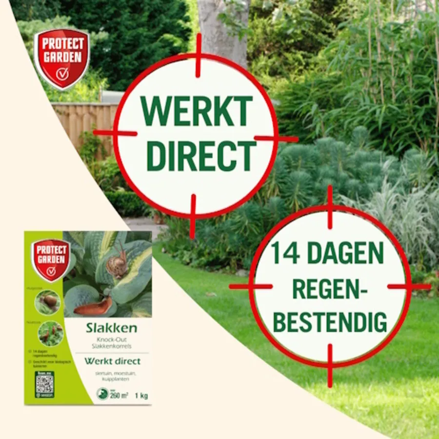 Slakkenkorrels 1 kg tegen naakt- en huisjesslakken | regenbestendig lokmiddel