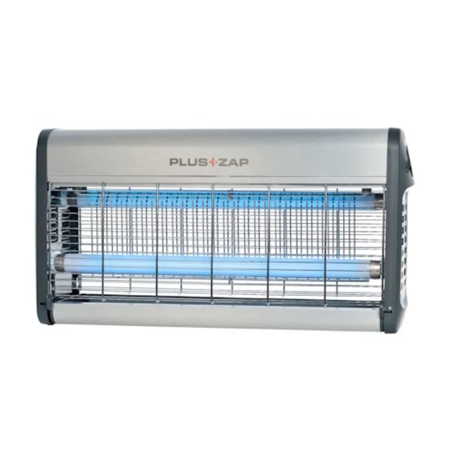Elektrische vliegenlamp PlusZap 30W aluminium | tot 80 m²