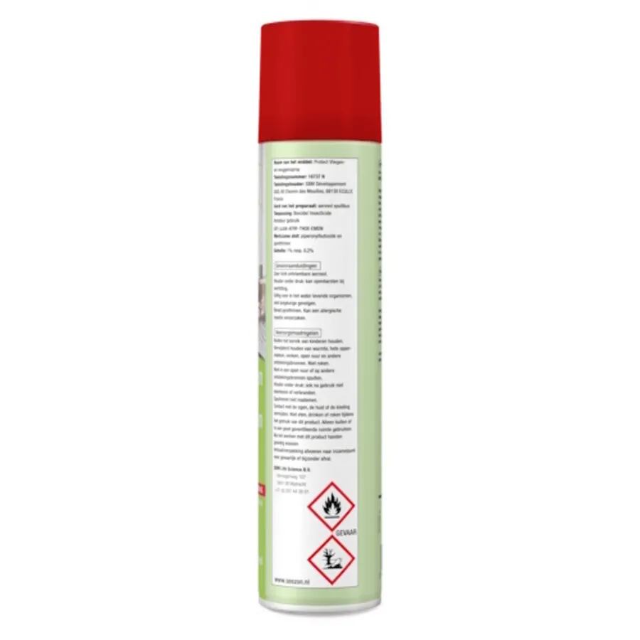 Vliegen- en muggenspray 400 ml | omgevingsspray tegen vliegende insecten