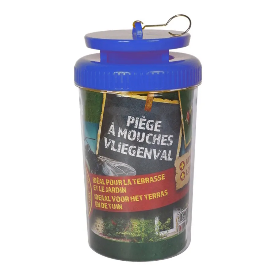 Vliegenval kit met 2 x 50 ml lokstof | herbruikbare vliegenval zonder insecticide