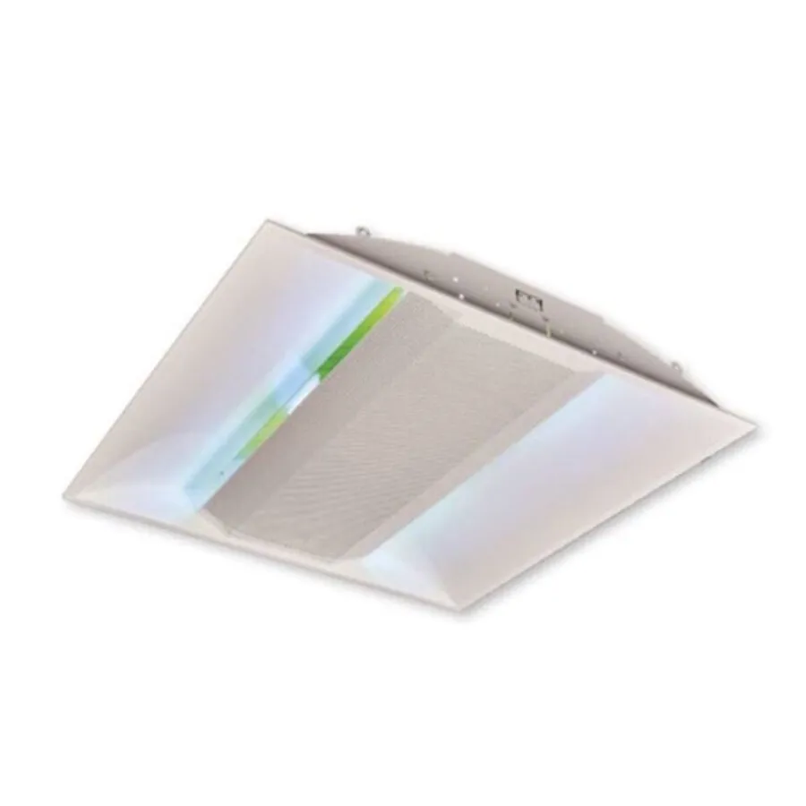 Discrete LED plafond vliegenlamp met hygiënische lijmplaat