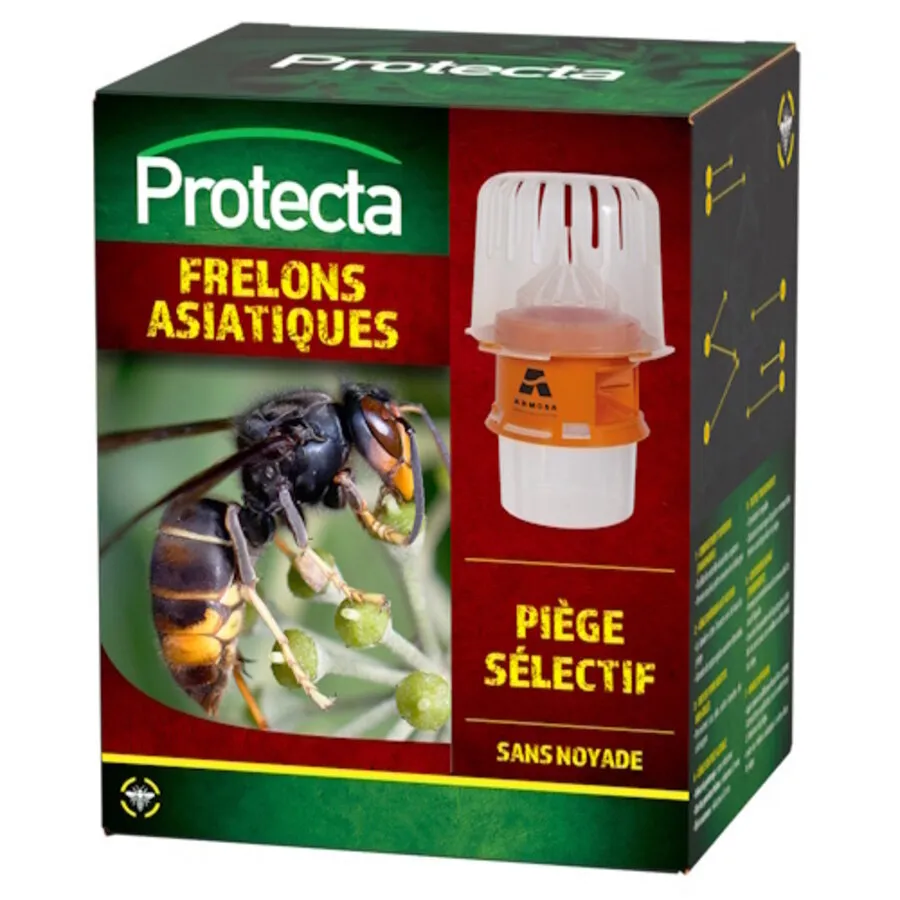 Selectieve val kit tegen Aziatische hoornaar | inclusief lokstof 2 x 50 ml | Ø 22 cm