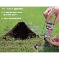 Ontmoller startkit met 4 klappers | complete mollenbestrijding set in koffer