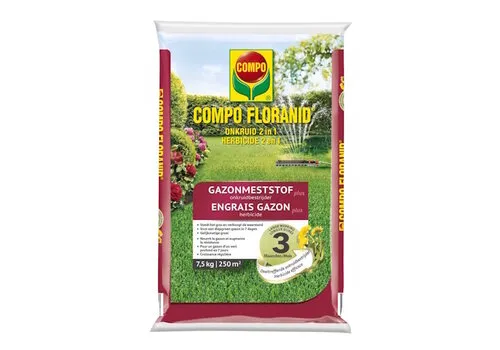 COMPO Gazonmest met onkruidbestrijder 7,5 kg