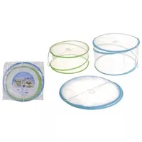 Vliegenkap pop-up set van 2 | opvouwbare voedselkap tegen vliegen | polyester