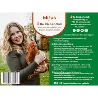 Mijlus 250 ml | natuurlijke ondersteuning voor huid en veren van kippen