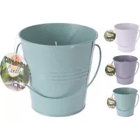 Citronella kaars in metalen emmer 10 cm | Ø 9,1 x 9,4 cm | tot 20 uur tegen muggen