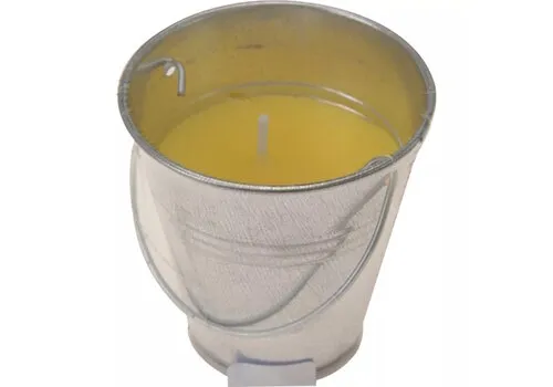 Progarden Citronellakaars in zinken emmertje 6 x 6,5 cm