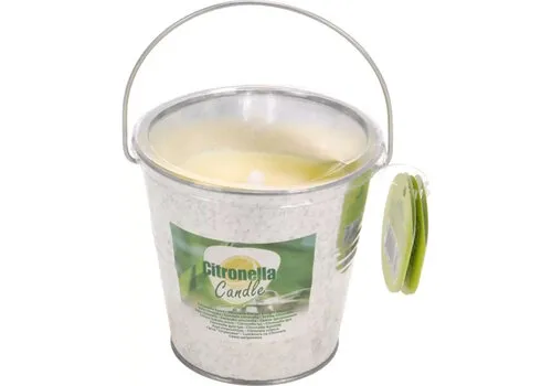 Progarden Citronellakaars in metalen emmertje 10 cm