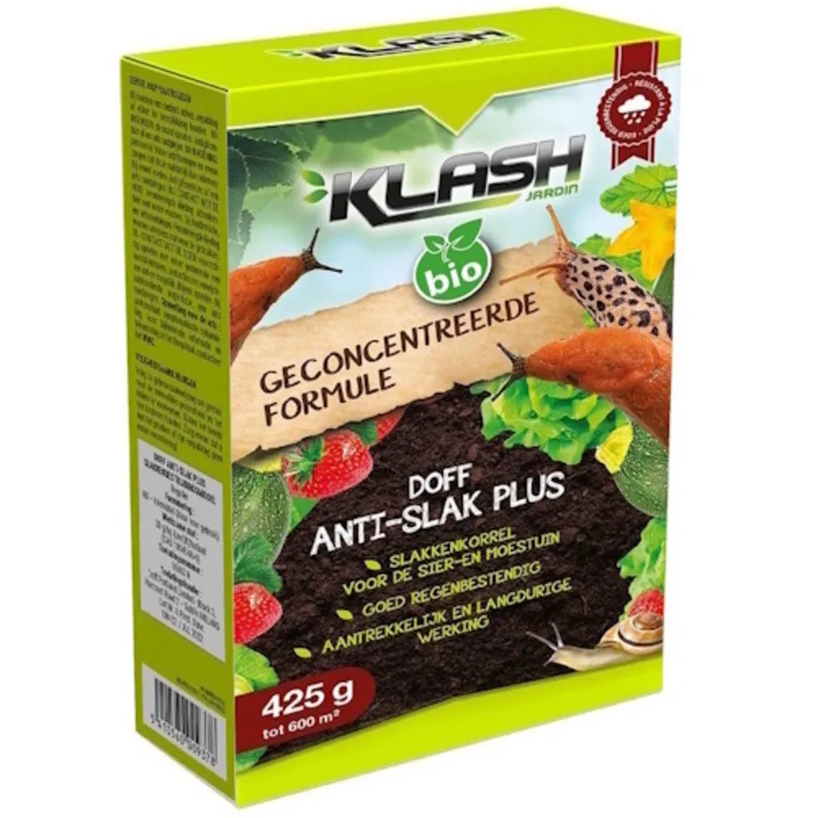 Anti-Slak Plus slakkenkorrels 425 g | 3% ijzerfosfaat tegen slakkenvraat