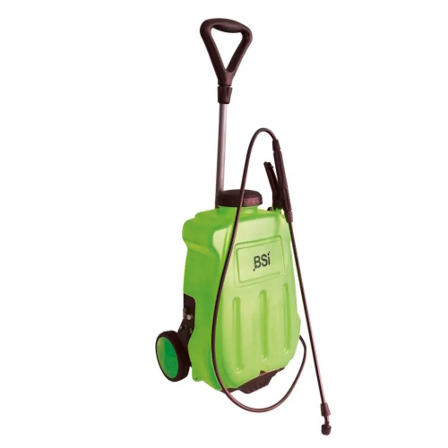 Batterijdrukspuit 16 liter met trolley | snoerloos spuiten met 6 m slang en spuitkap
