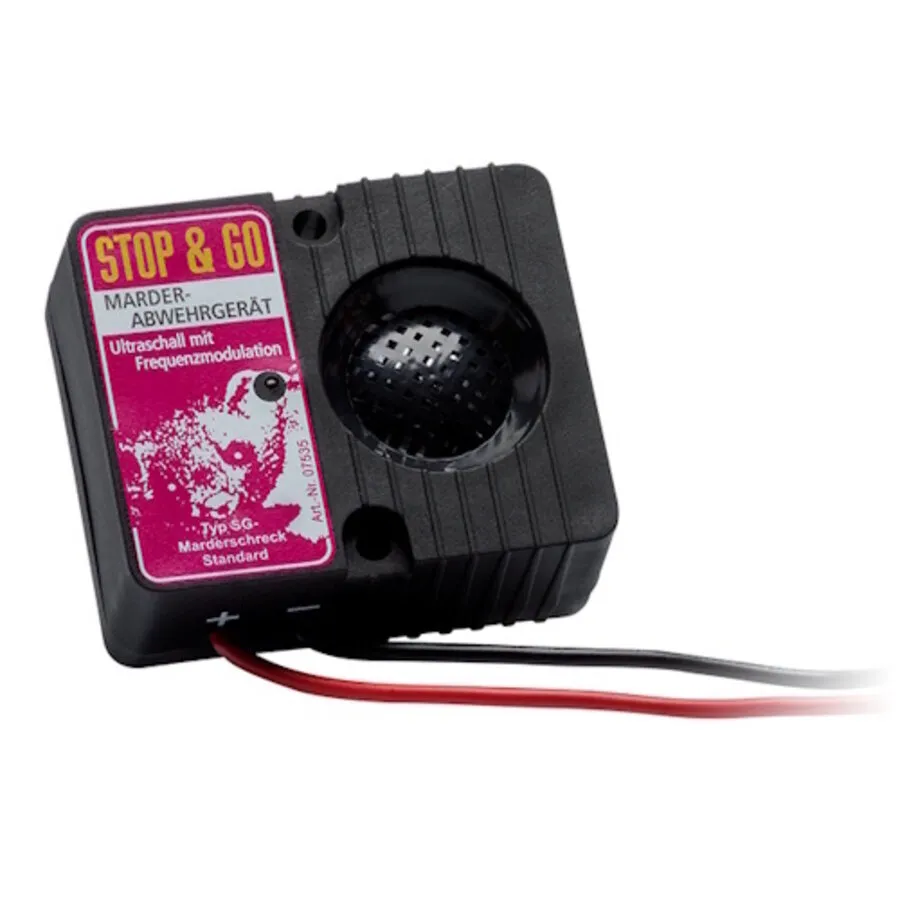 Anti-marter ultrasoon apparaat 12V met frequentiemodulatie | boordnetaansluiting