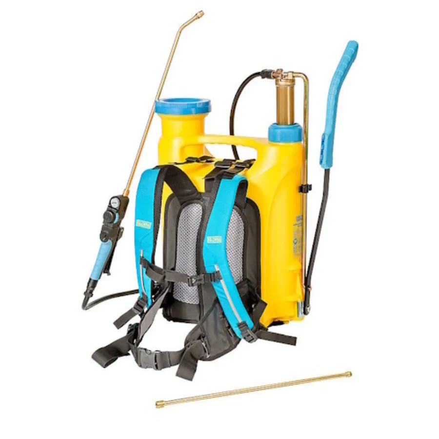 Professionele rugspuit 18 liter met drukregelaar en manometer