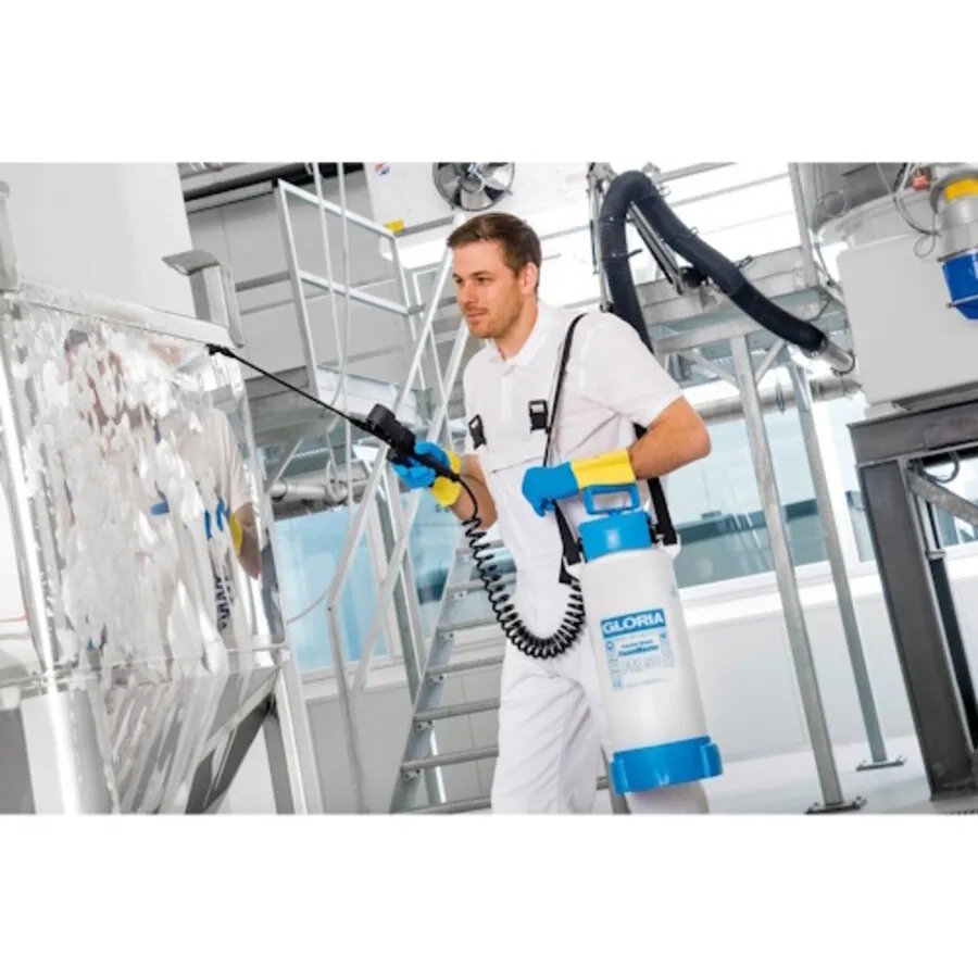 Professionele foamdrukspuit 5 liter | instelbare schuimkwaliteit | manometer & compressoraansluiting