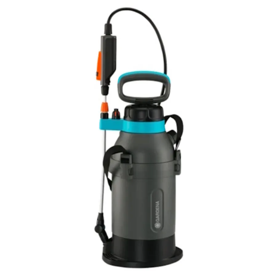 Accu drukspuit EasyPump 5 liter met automatische drukopbouw en telescopische spuitlans |