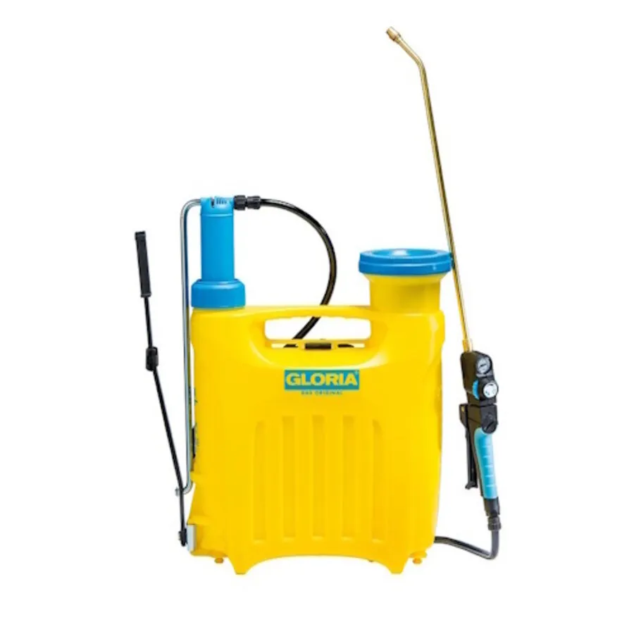 Rugspuit Hobby 1200 12 liter drukspuit met manometer en drukregelaar