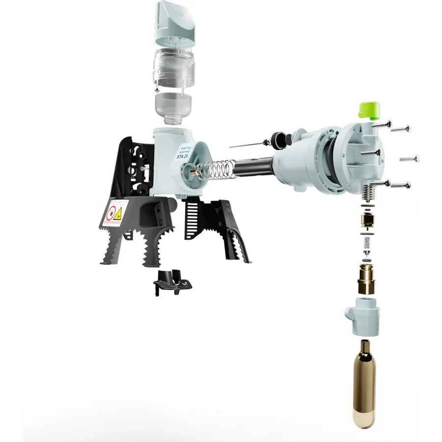 Automatische muizen- en rattenval met CO₂ | tot 25 activeringen