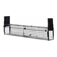 Vangkooi voor marters 2-deurs doorloopval 105x16x20 cm | 2 ingangen | handvat met beschermplaat