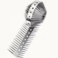 Anti-klim spike strip RVS 1 meter | voorkomt opklimmen door ratten en andere klimmers