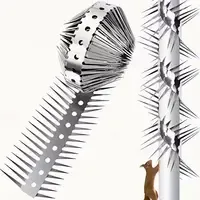 Anti-klim spike strip RVS 1 meter | voorkomt opklimmen door ratten en andere klimmers