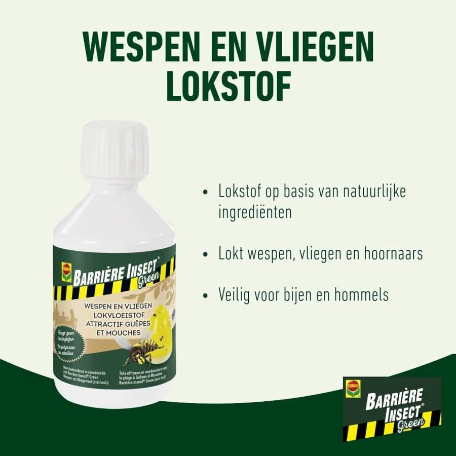 Lokstof voor wespen, hoornaars en vliegen 250 ml | voor buitenvallen
