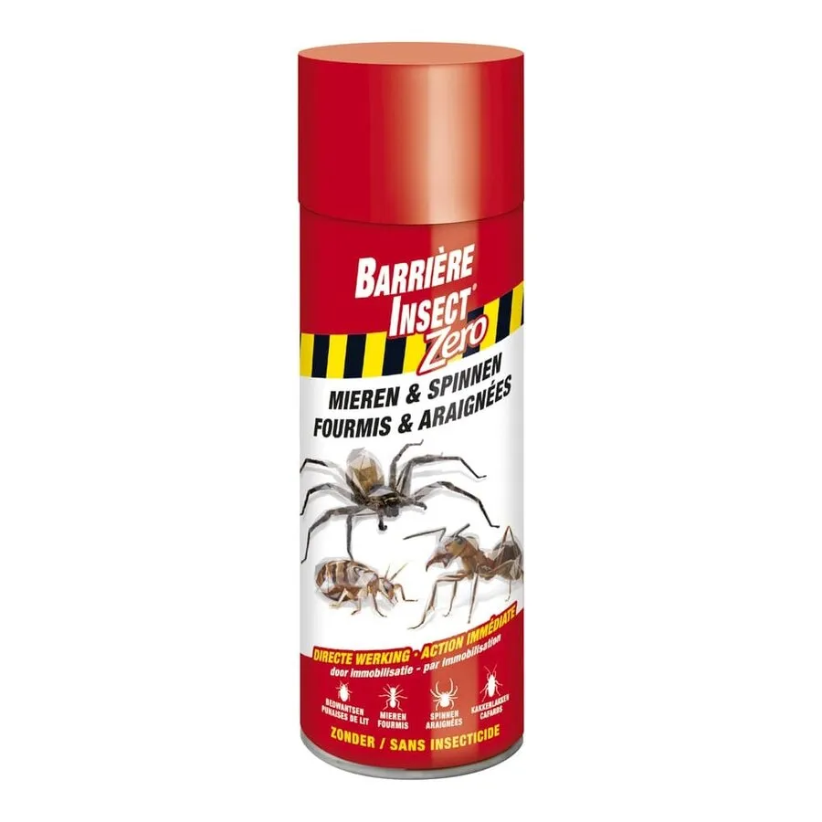 Barrière Spray tegen mieren, spinnen en bedwantsen 400 ml | fysieke werking