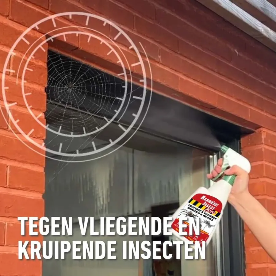 Insectenbestrijder zonder insecticide tegen vliegende en kruipende insecten