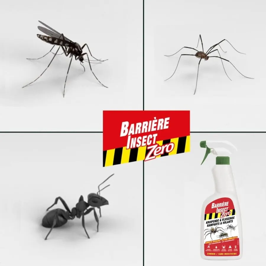 Insectenbestrijder zonder insecticide tegen vliegende en kruipende insecten
