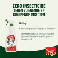 Insectenbestrijder zonder insecticide tegen vliegende en kruipende insecten