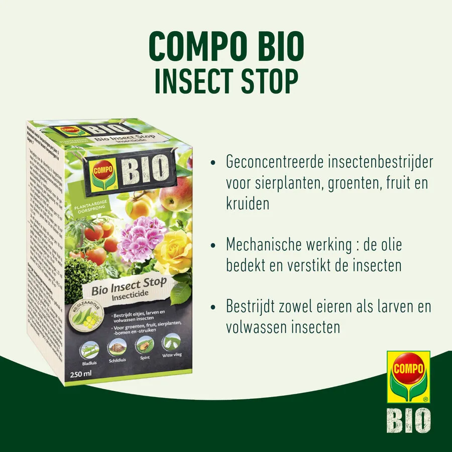 Insectenbestrijder concentraat op basis van koolzaadolie 250 ml