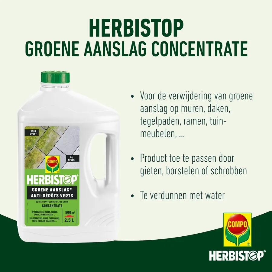 Groenreiniger Concentraat | tegen groene aanslag