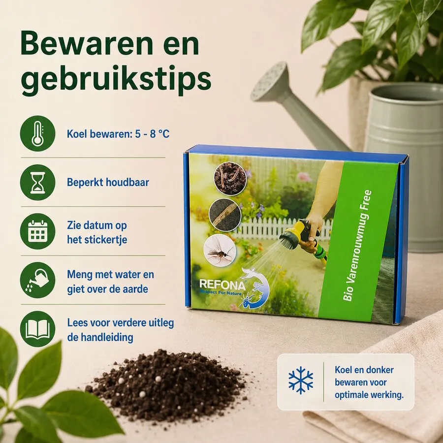 Aaltjes tegen rouwvliegjes en potgrondvliegjes