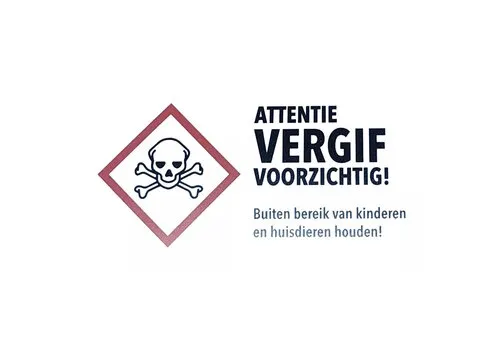 AllesTegenOngedierte.nl Gevarensticker muis-ratvoerkist | 12 Stuks