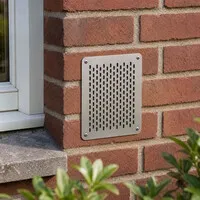 Plat RVS voorzetrooster | voor ventilatieopeningen | RVS304