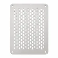 Plat RVS voorzetrooster | voor ventilatieopeningen | RVS304