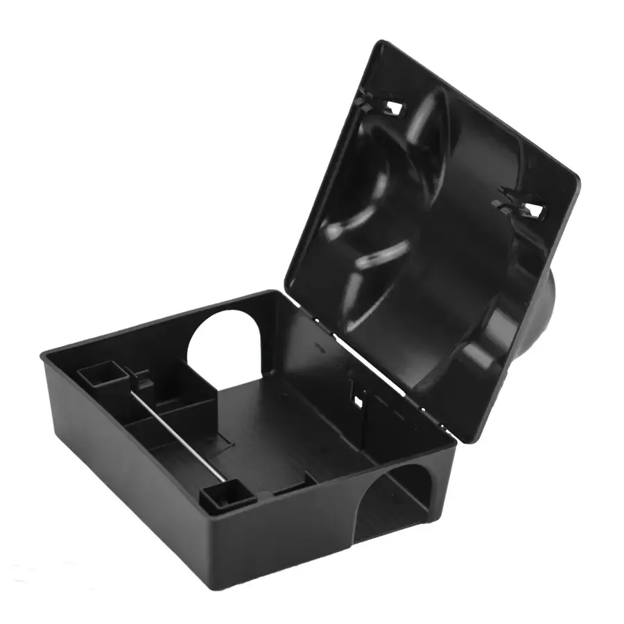 Voerdoos Rat Dual Bait met rattenklem en sleutel | 23,5 x 19,5 x 10,5 cm