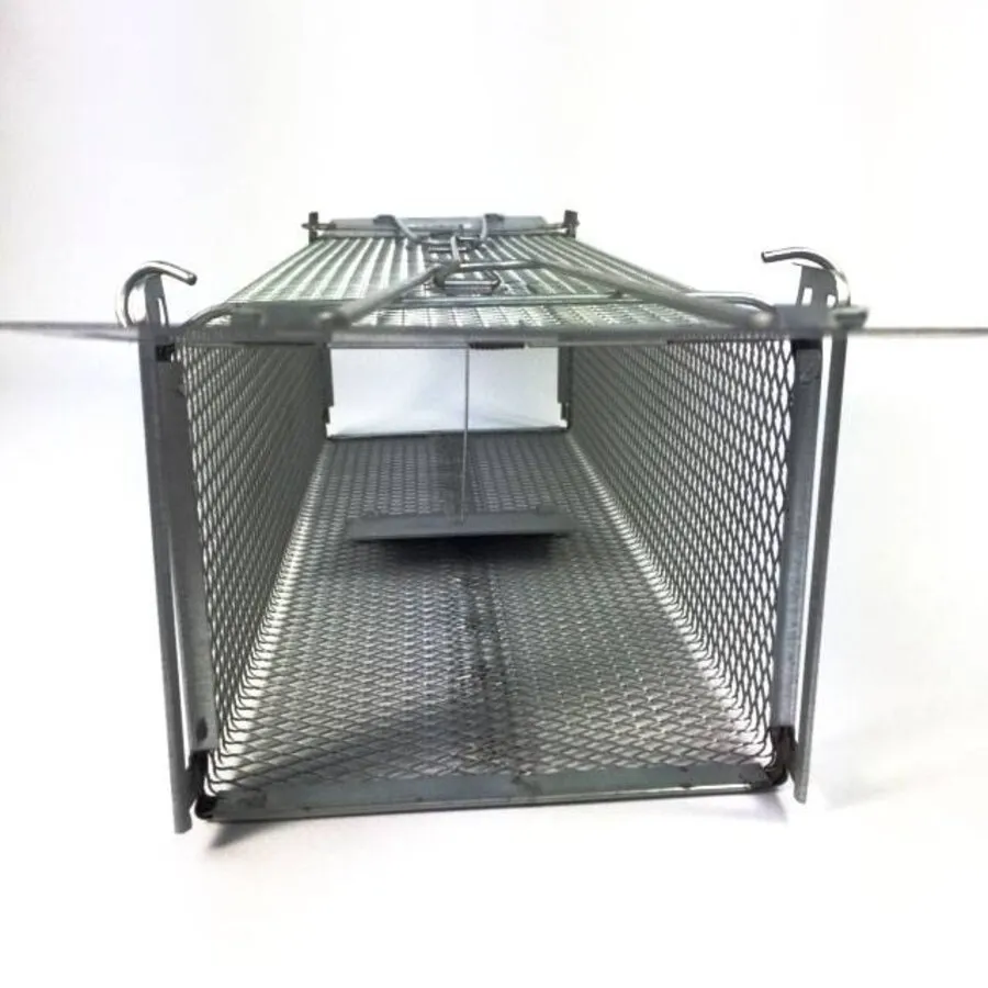 2 deurs vangkooi voor ratten 43 x 14 x 11 cm | levend vangen