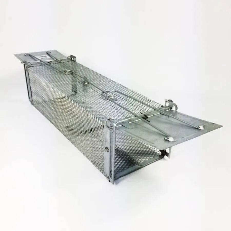 2 deurs vangkooi voor ratten 43 x 14 x 11 cm | levend vangen