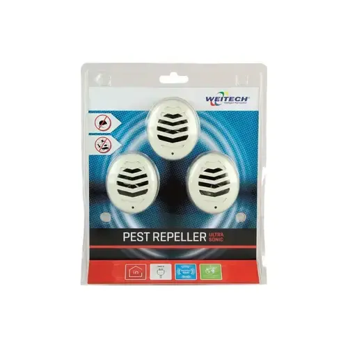 Weitech : Ultrasone muizen- en insectenverjager 3 stuks