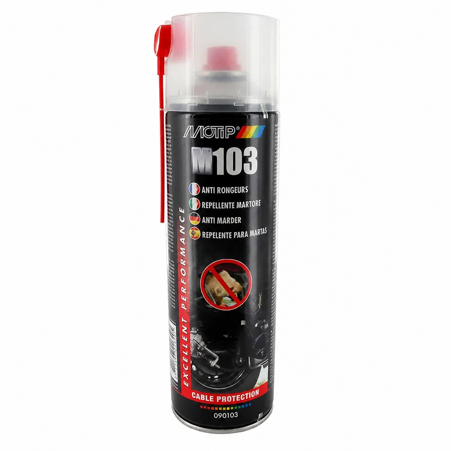 Anti-marterspray 500 ml voor kabels en bedrading in motorruimte