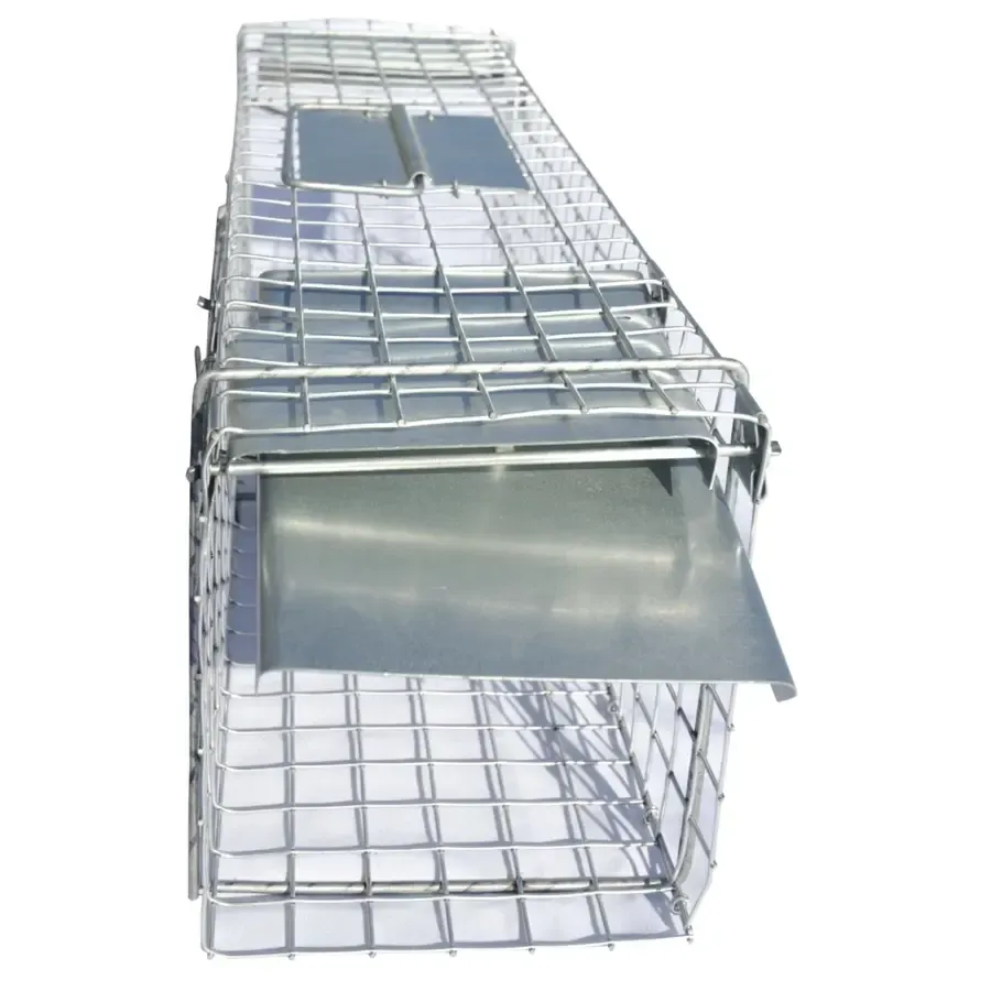 Doorloopval voor ratten met 2 ingangen | 65 x 17 x 20 cm