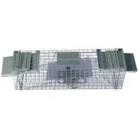 Doorloopval voor ratten met 2 ingangen | 65 x 17 x 20 cm