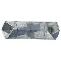 Grote 2-deurs doorloopval 122 x 29 x 32 cm voor levend vangen