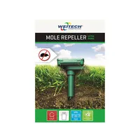 Mollenverjager WK0675 op batterijen voor mollen en woelratten 100 m²