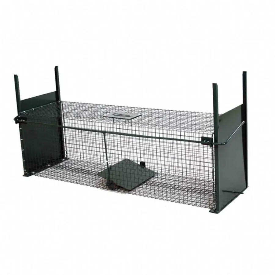 Wild vangkooi 130 x 36 x 47 cm met 2 ingangen | 2 mm gaas