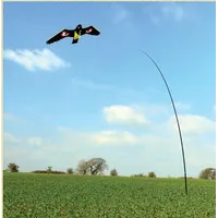 Vogelverjager vlieger met 7 meter glasfiber mast en grondanker | Complete set